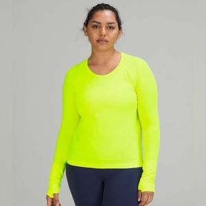 NWT Lululemon Swiftly Tech LS 2.0 Race Length - Highlight Yellow - 4